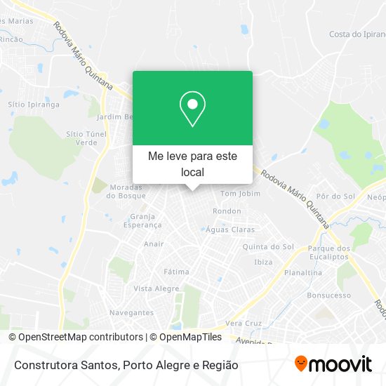 Construtora Santos mapa