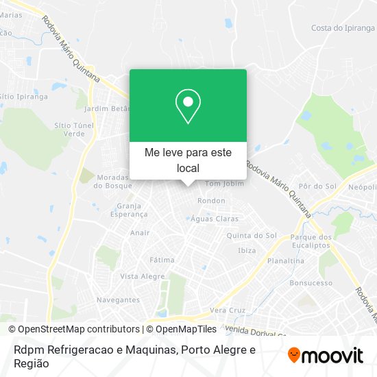 Rdpm Refrigeracao e Maquinas mapa