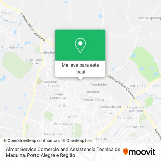 Almar Service Comercio and Assistencia Tecnica de Maquina mapa
