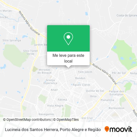 Lucineia dos Santos Herrera mapa