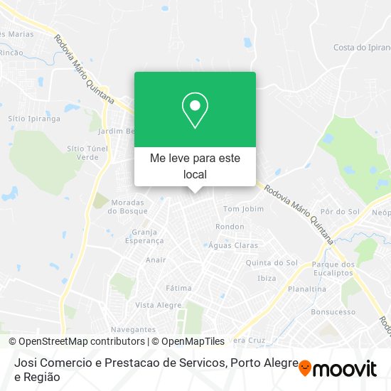 Josi Comercio e Prestacao de Servicos mapa