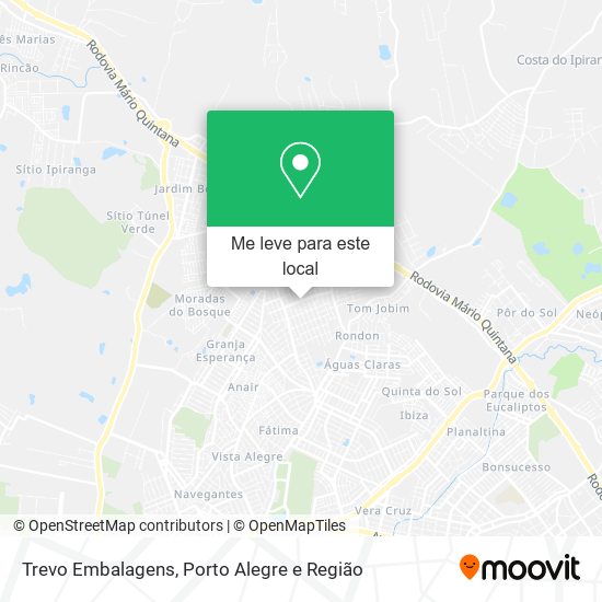 Trevo Embalagens mapa