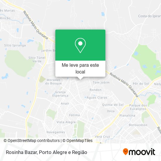 Rosinha Bazar mapa