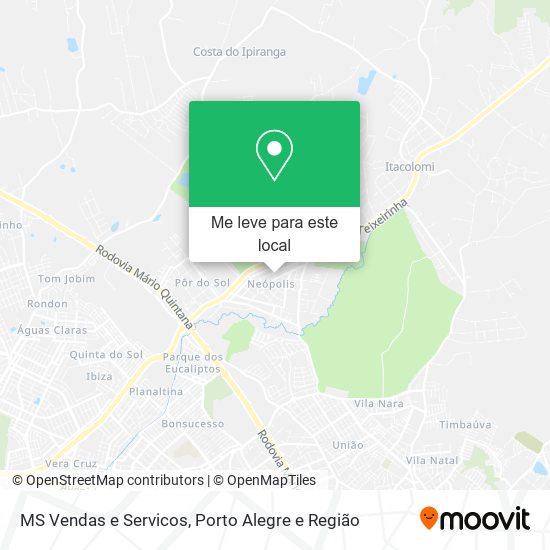MS Vendas e Servicos mapa