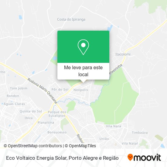 Eco Voltaico Energia Solar mapa