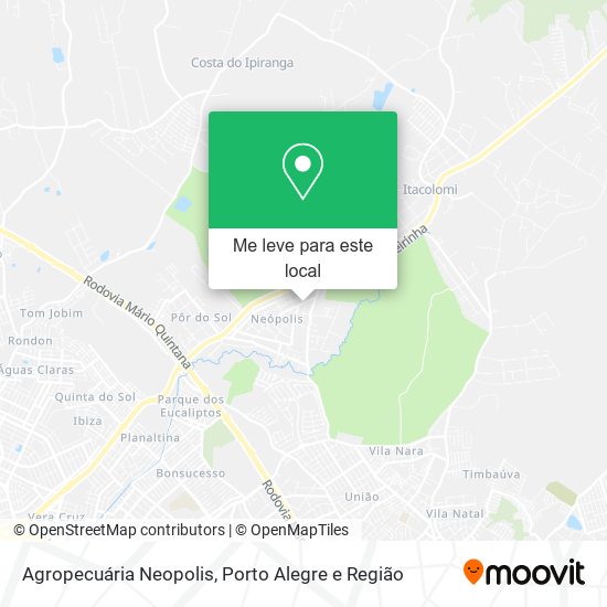 Agropecuária Neopolis mapa