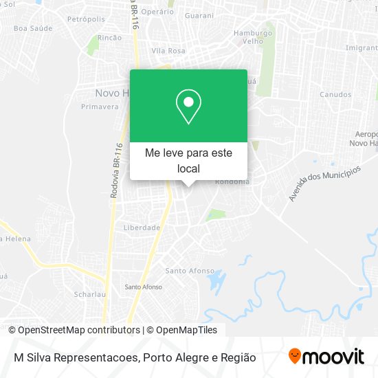 M Silva Representacoes mapa