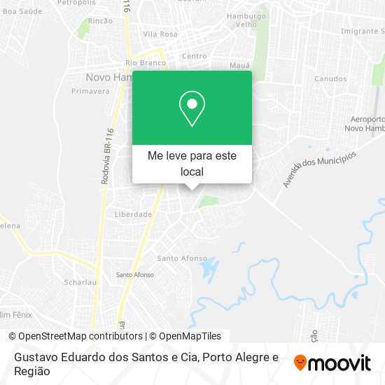 Gustavo Eduardo dos Santos e Cia mapa