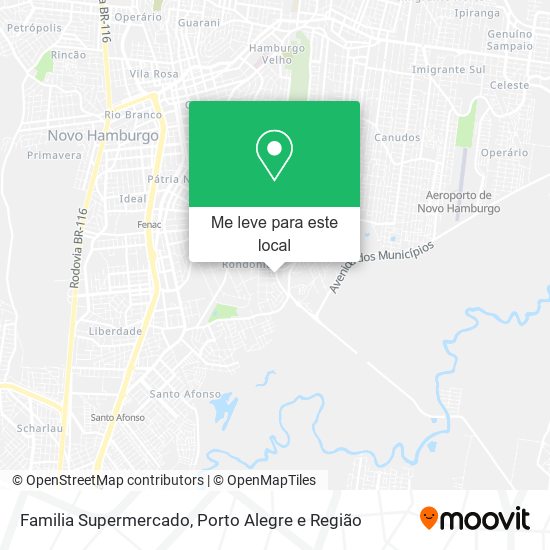 Familia Supermercado mapa