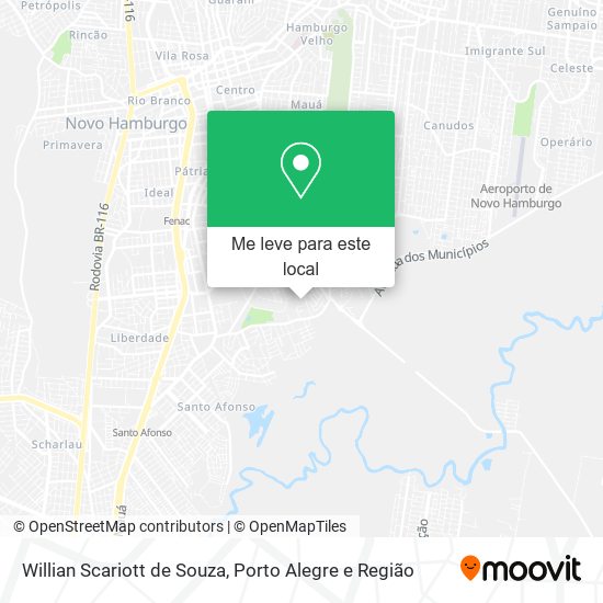 Willian Scariott de Souza mapa