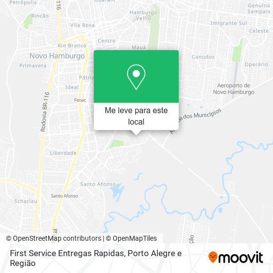 First Service Entregas Rapidas mapa