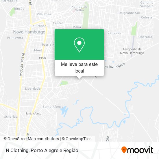 N Clothing mapa
