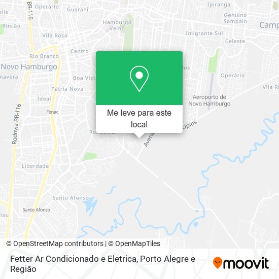 Fetter Ar Condicionado e Eletrica mapa