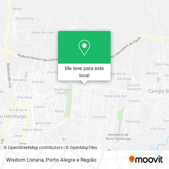 Wisdom Livraria mapa