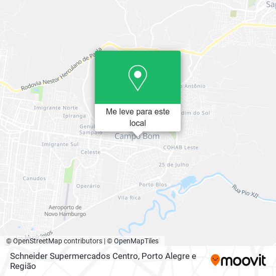 Schneider Supermercados Centro mapa