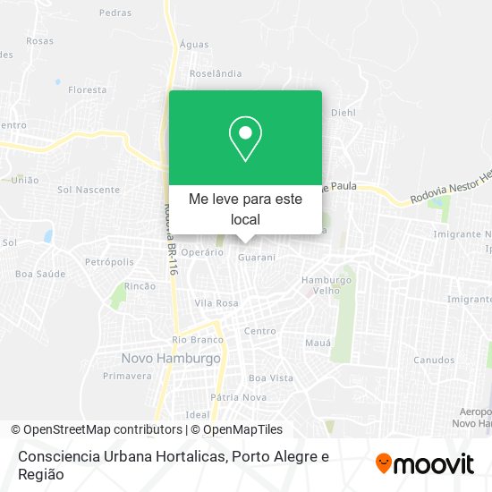 Consciencia Urbana Hortalicas mapa