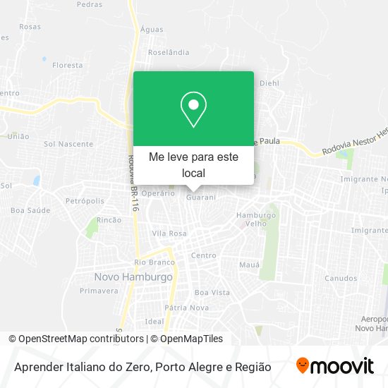 Aprender Italiano do Zero mapa