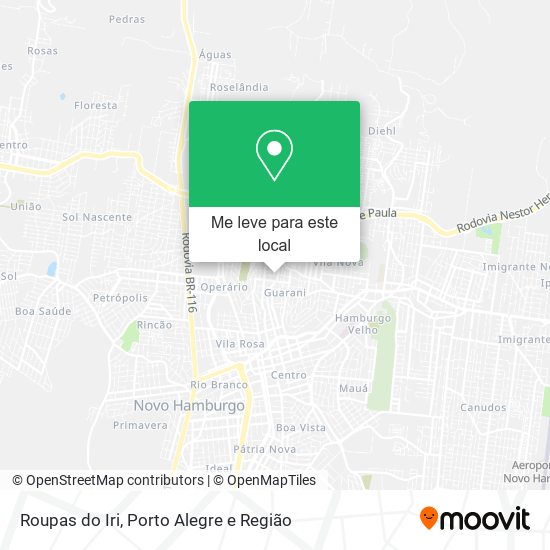 Roupas do Iri mapa