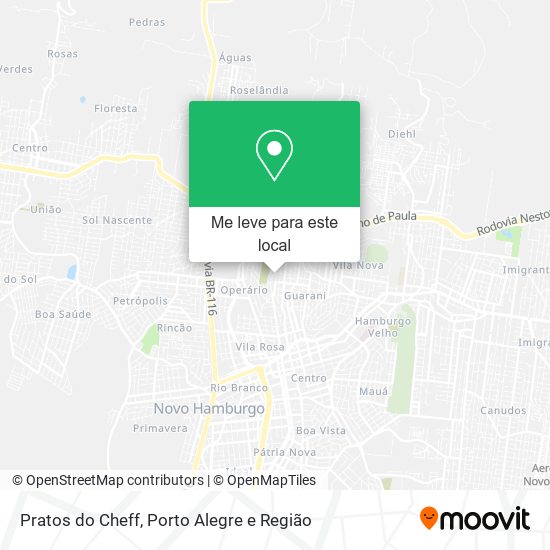 Pratos do Cheff mapa