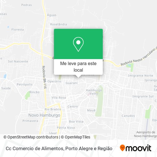 Cc Comercio de Alimentos mapa
