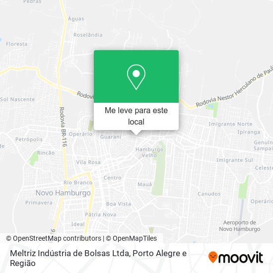 Meltriz Indústria de Bolsas Ltda mapa