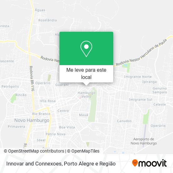 Innovar and Connexoes mapa