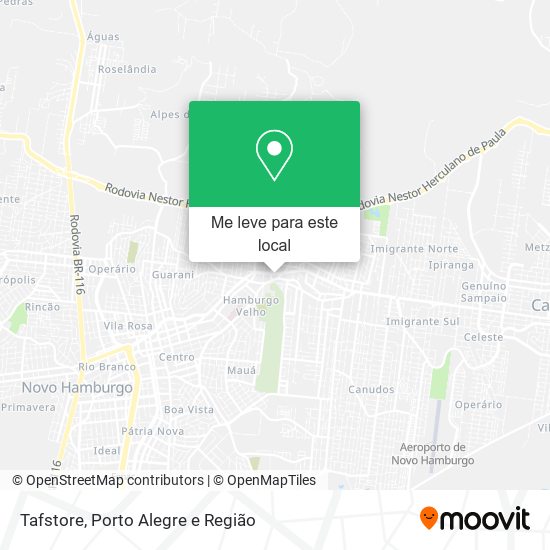 Tafstore mapa
