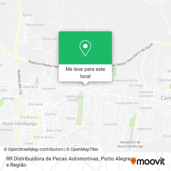 RR Distribuidora de Pecas Automotivas mapa