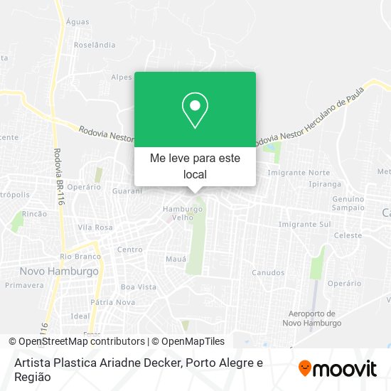 Artista Plastica Ariadne Decker mapa