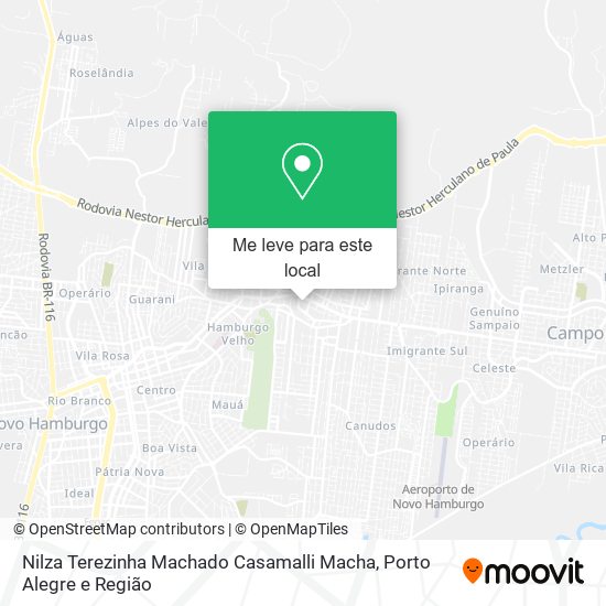 Nilza Terezinha Machado Casamalli Macha mapa