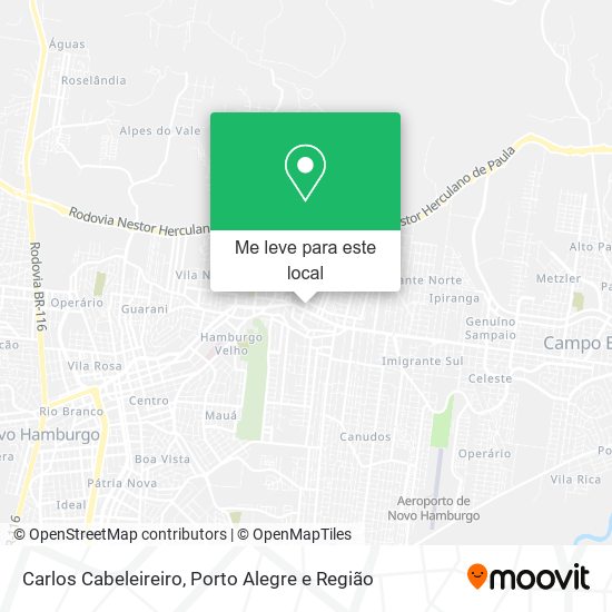 Carlos Cabeleireiro mapa