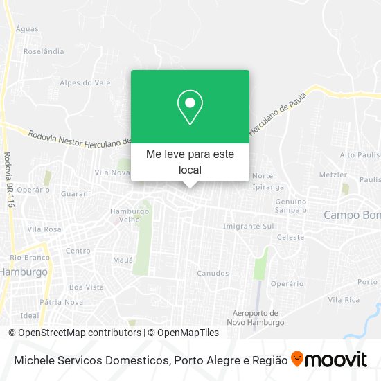 Michele Servicos Domesticos mapa