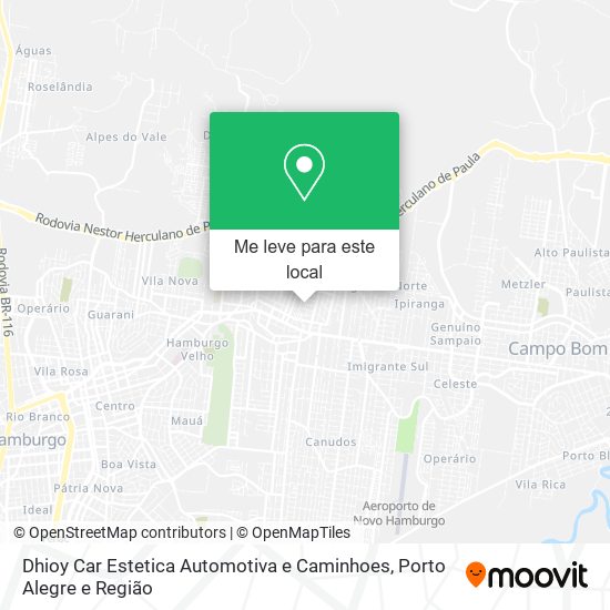 Dhioy Car Estetica Automotiva e Caminhoes mapa