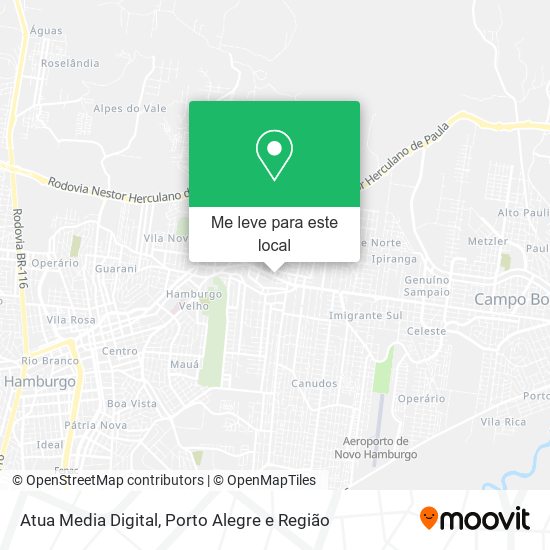 Atua Media Digital mapa