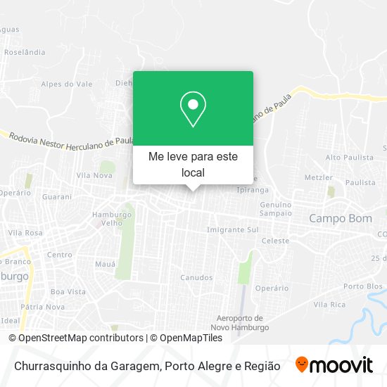 Churrasquinho da Garagem mapa