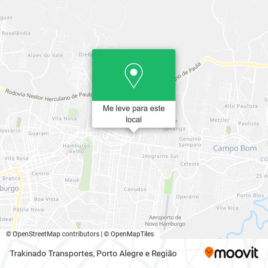 Trakinado Transportes mapa