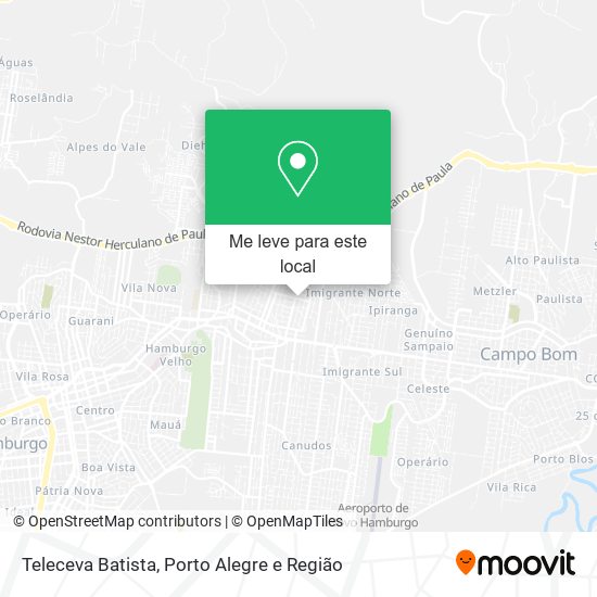 Teleceva Batista mapa