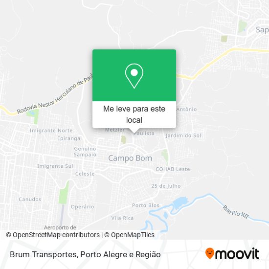 Brum Transportes mapa