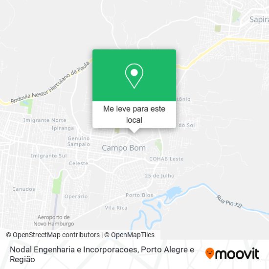 Nodal Engenharia e Incorporacoes mapa