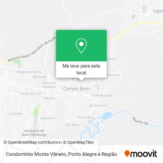 Condomínio Monte Vêneto mapa