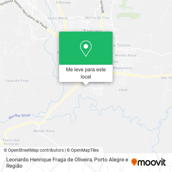 Leonardo Henrique Fraga de Oliveira mapa