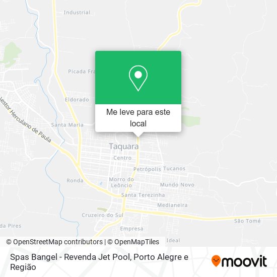 Spas Bangel - Revenda Jet Pool mapa