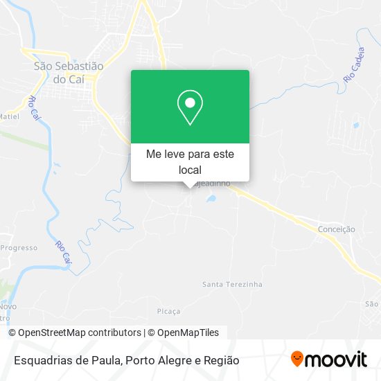 Esquadrias de Paula mapa