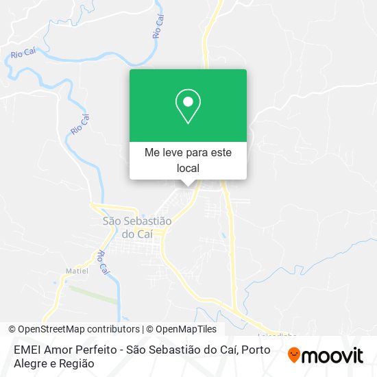 EMEI Amor Perfeito - São Sebastião do Caí mapa