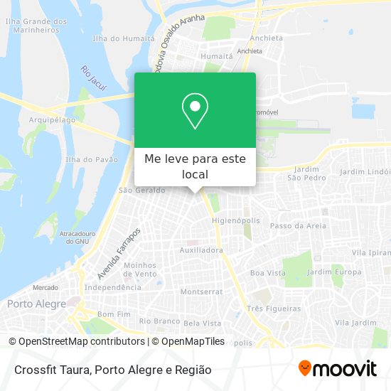 Crossfit Taura mapa