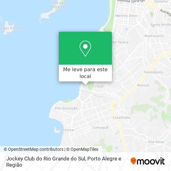 Jockey Club do Rio Grande do Sul mapa