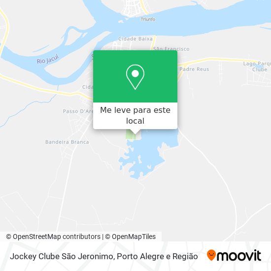 Jockey Clube São Jeronimo mapa