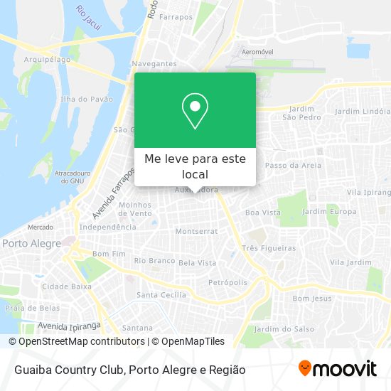 Guaiba Country Club mapa