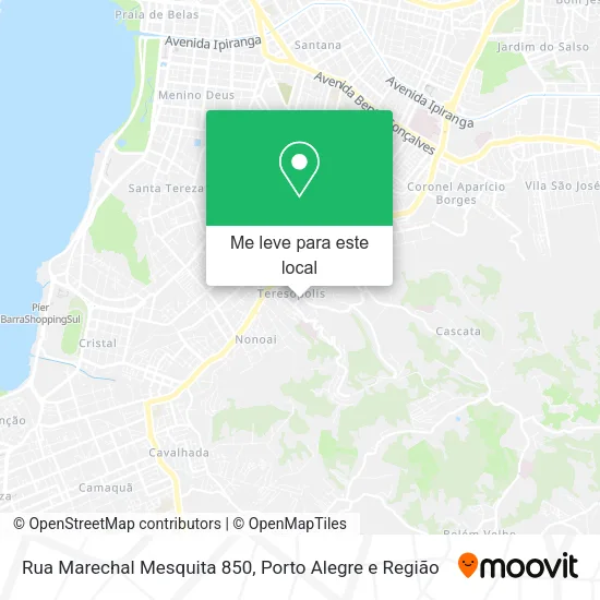 Rua Marechal Mesquita 850 mapa