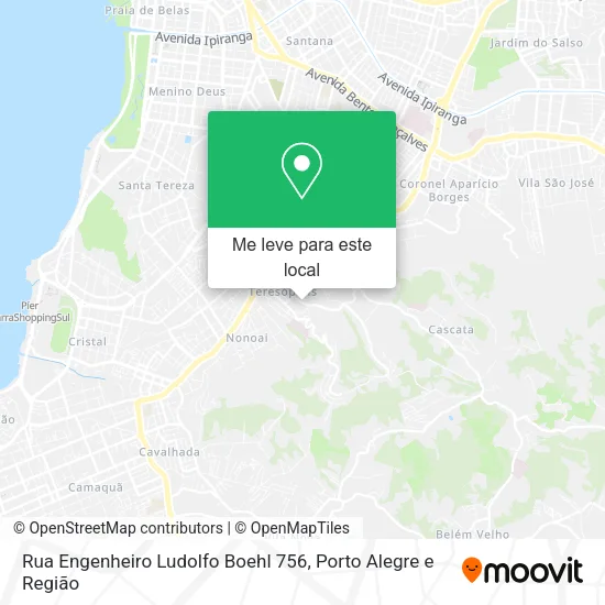 Rua Engenheiro Ludolfo Boehl 756 mapa